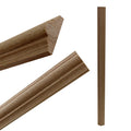 Unpainted ornate carved line wood applique molding for furniture edges and mirror frame decoration