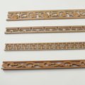 10 Pcs Wooden Overlay ready to apply 20-40 inç, Onlay wood carving lines, IKEA furniture overlay, Carved Panel Geometric Wooden Panel, Wall