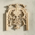 Classical wood wall moulding kit for decorative wall paneling.
