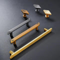Gold rhombus diamond cabinet handle made of zinc alloy