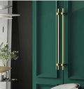 Aurelio adjustable gold brass long cabinet handle

Modern luxury solid brass wardrobe handle

Extra long gold drawer pull adjustable