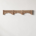 Scalloped Wood Trim Molding,Long Scalloped Trim, Unpainted Carved Line Bars for Edges Frames Mirror,Wooden Scallop Trim,Scallop Trim for DIY