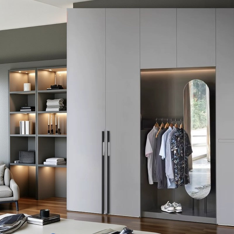 LINEA long flat bar cabinet handles in matte black and brushed gold — modern aluminium kitchen and wardrobe pulls