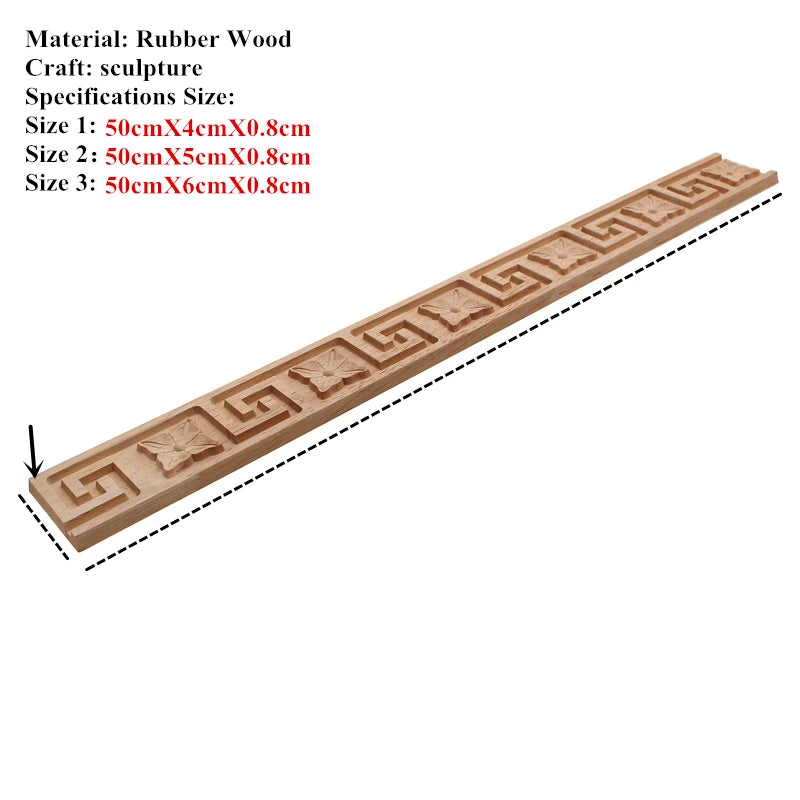 The Spiral Relief | Hand-Carved Wooden Twist Line Appliques