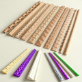 Wooden Frame, Corner Cabinet, Wood Molding Trim, Unpainted Carved Line Bars for Edges Frames Mirror, Onlay wood carving lines