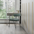 Hidden long cabinet handle in black and gold aluminum alloy