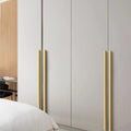 Extra long L-shaped cabinet handle for wardrobe and kitchen doors
