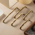 Retro brass cabinet knob in aged bronze finish